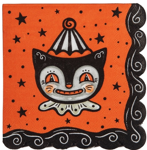 Johanna Parker Halloween Party Cat Napkins