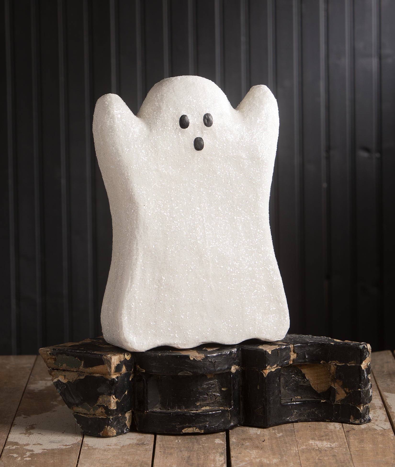 "Ghost Peep Large, Paper Mache"