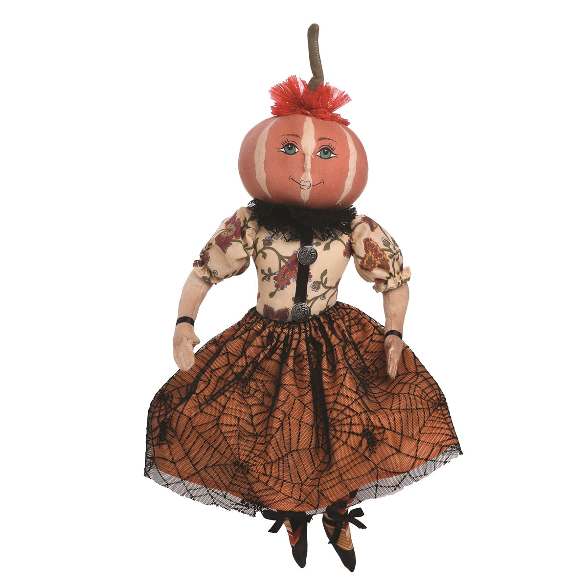 Joe spencer Penelope Pumpkin Head Girl Doll
