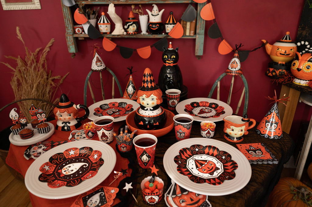 "Johanna Parker Halloween Party Hats, Set of 8"
