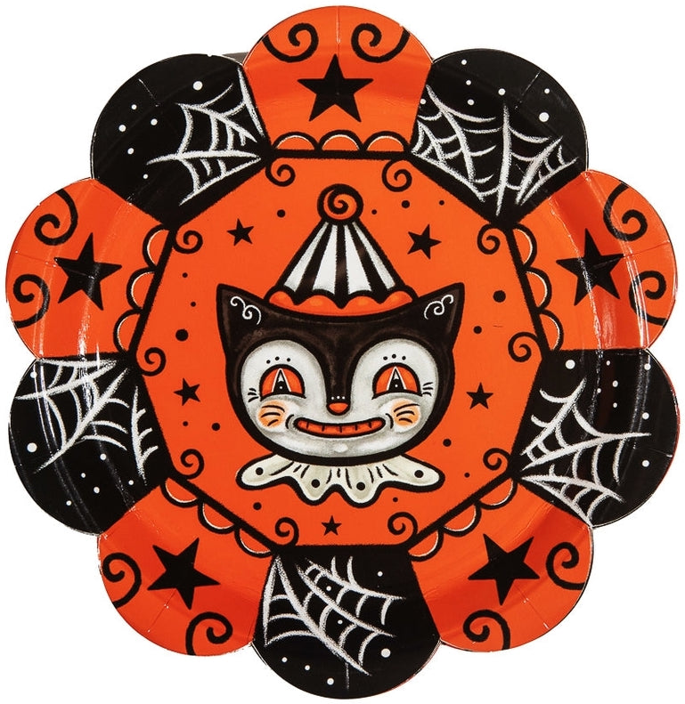 Johanna Parker Halloween Party Cat Paper Plates