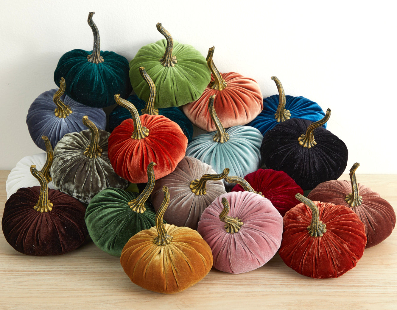 "Velvet Pumpkin, Luxe Brass"